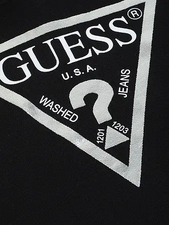 GUESS | Sweat à capuche pour fille - Hoodie | schwarz